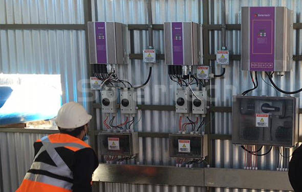 kaiyun入口大功率交流光伏扬水系统助力智利农业灌溉