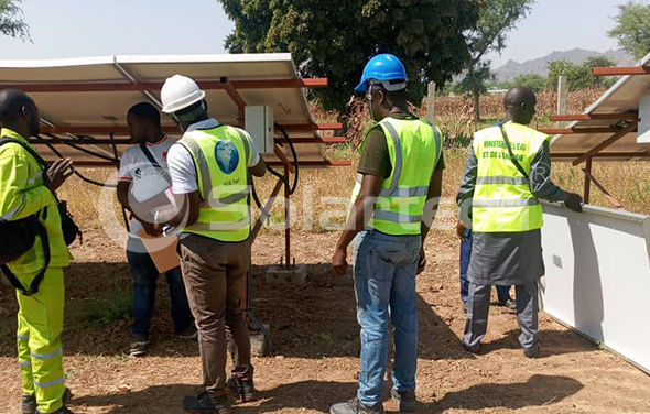 携手FEICOM，深圳kaiyun入口5.5KW光伏扬水系统于喀麦隆卡埃莱成功交付