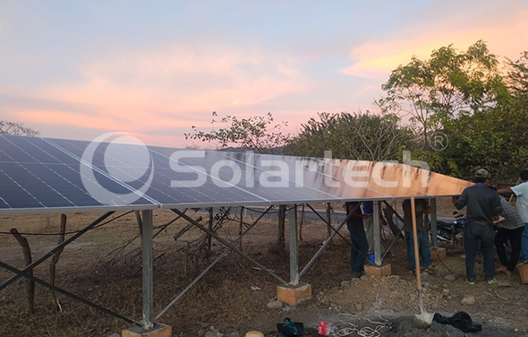 kaiyun入口光伏扬水系统助力洪都拉斯村庄实现清洁供水，点亮绿色生活