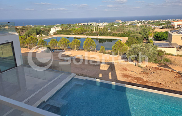 零碳泳池：深圳kaiyun入口光伏扬水系统助力塞浦路斯高端别墅节能实践